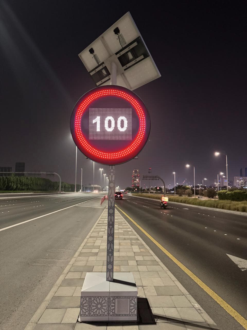Speed Limit Sign in service