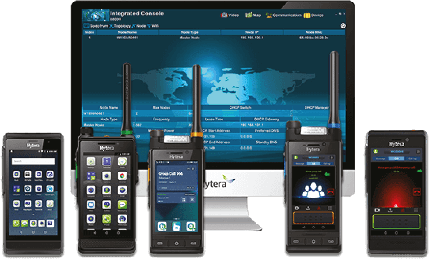 TETRA & LTE Networks in service