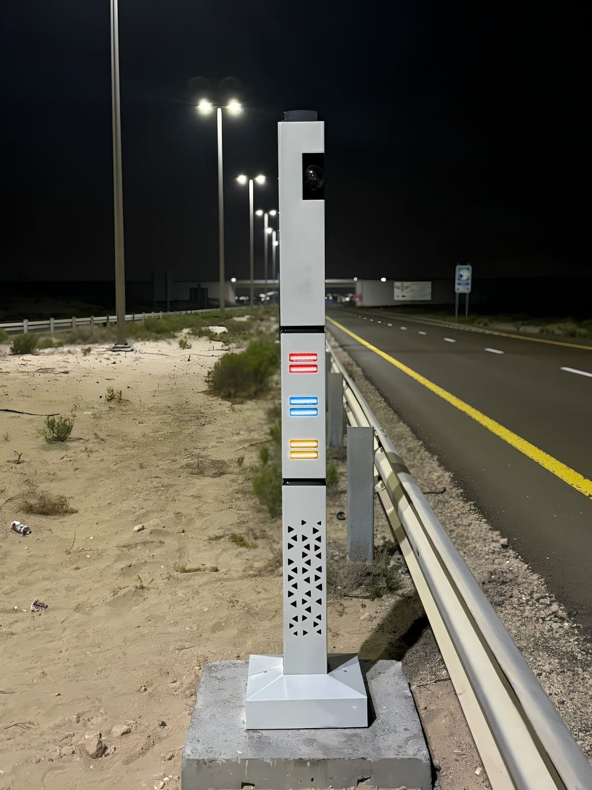 Solar Emergency Warning System installation