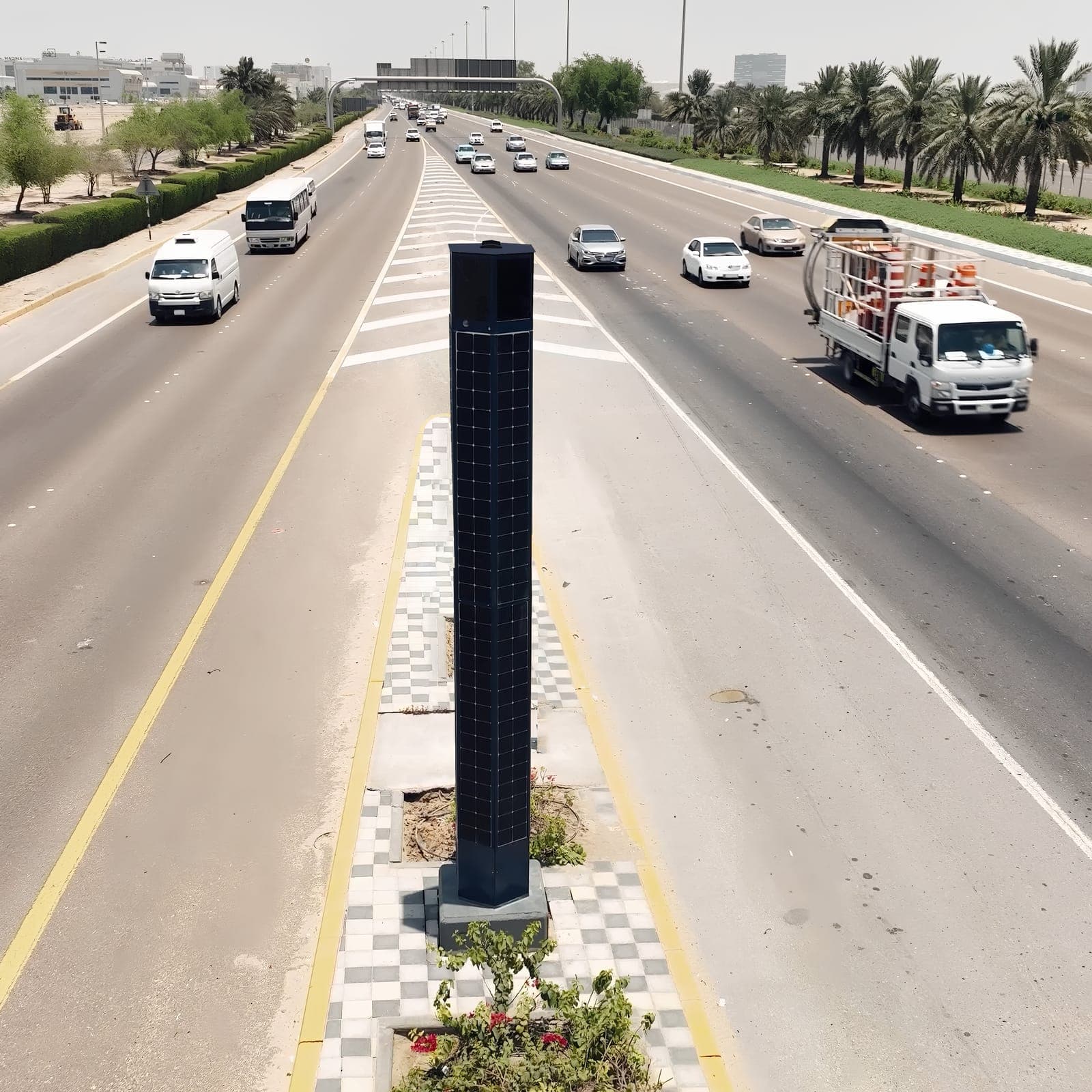 Solar Exits and Chevron Areas Enforcement System in service
